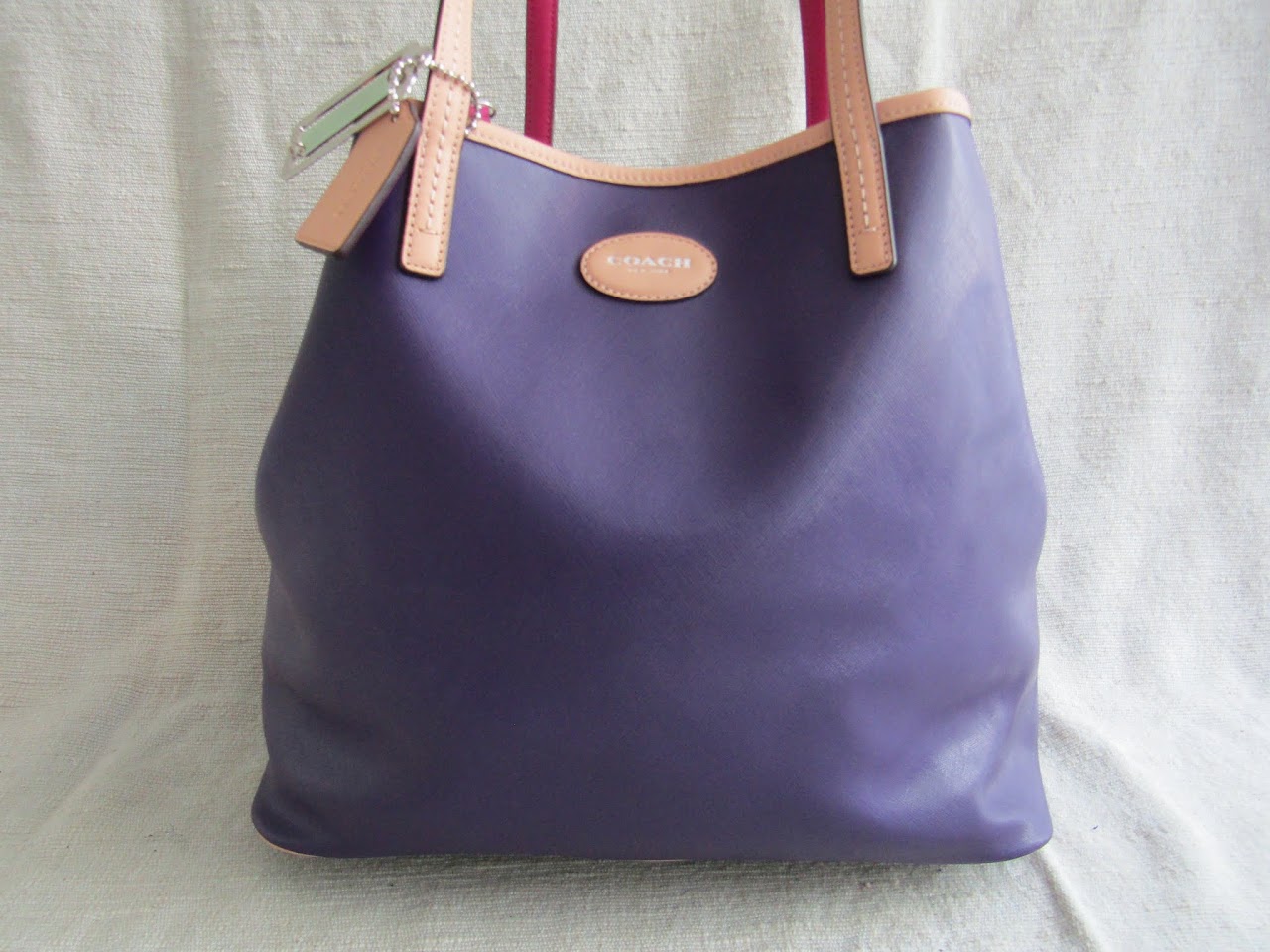 Coach Purple Tote