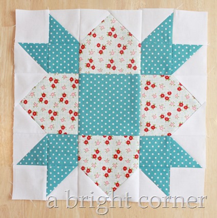 Weathervane Quilt Block tutorial