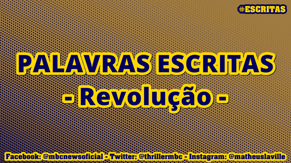 PALAVRAS ESCRITAS Revolução 00 MODERNIZANDO