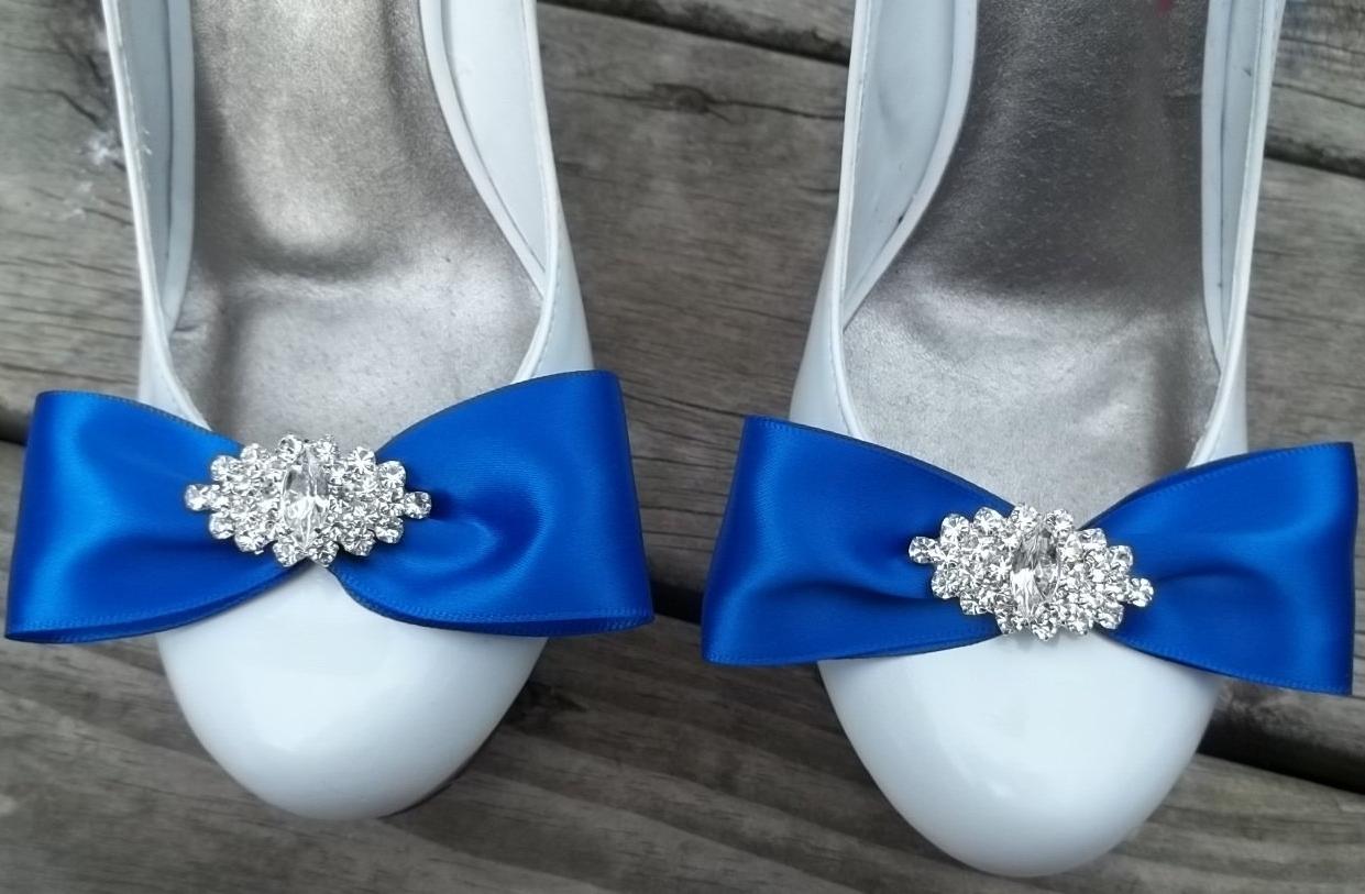 Royal Blue Satin Bridal Shoe