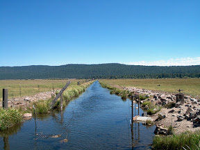 Irrigation ditch outside Klamath Agency, Oregon