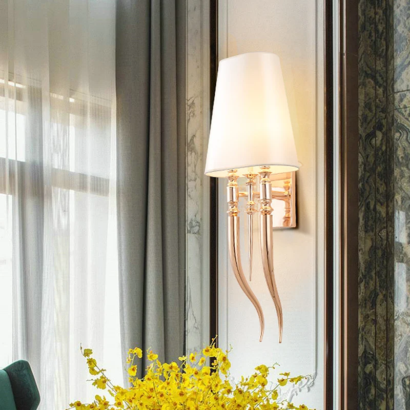 Title 5, Dubbele hoorn wandlamp voor interieurdecoratie....