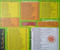 The Paratha House menu 1