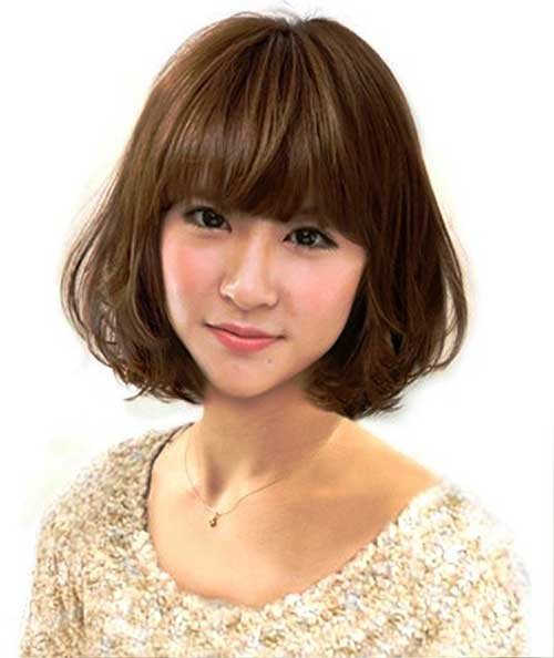 2022 korean  Hairstyles  for Round  Faces  Styles 7