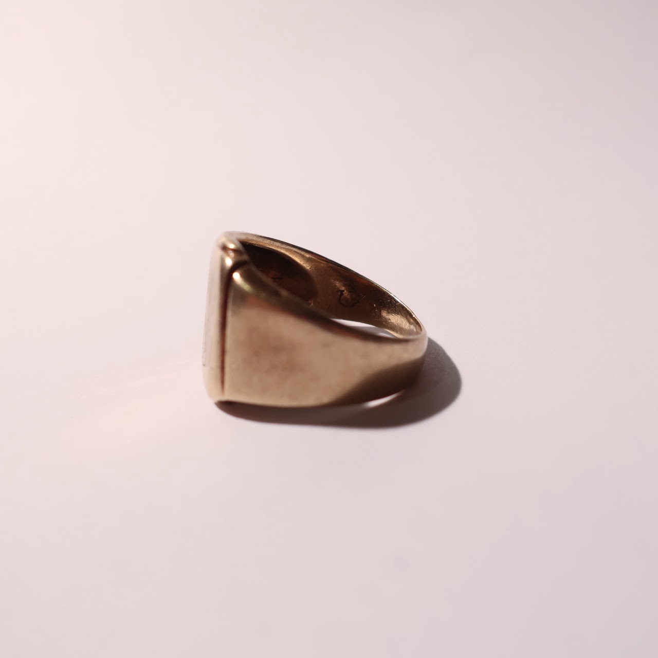 10K Gold Signet Ring