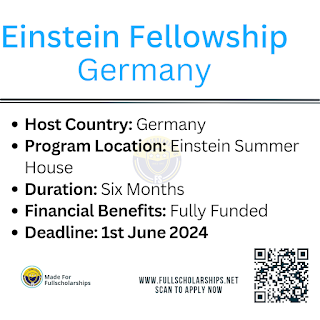 Fully Funded Germany Fellowships 2024-2025 - Einstein Fellowships for International Students | Six Months in Germany 2025