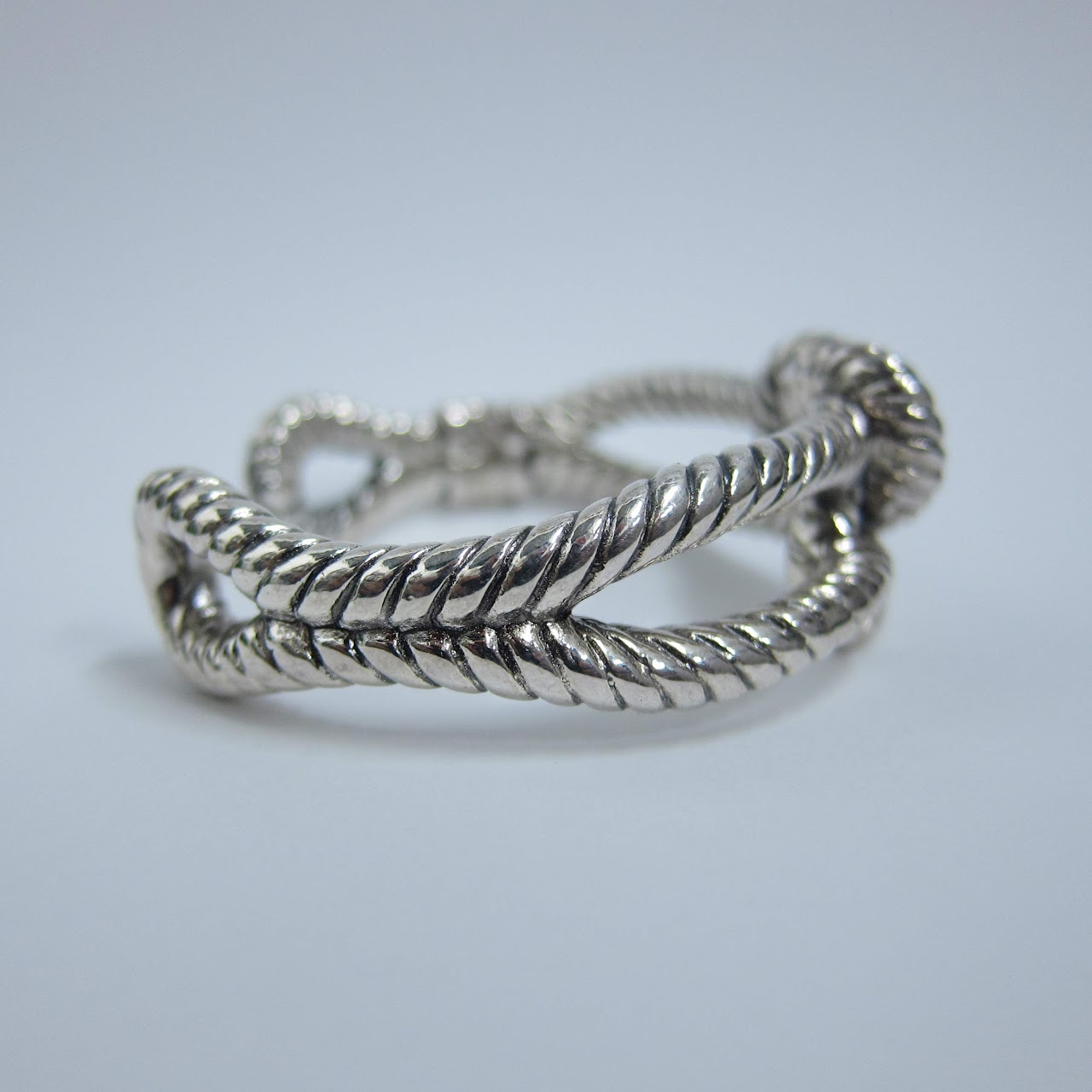 Sterilng Silver Knot Cuff