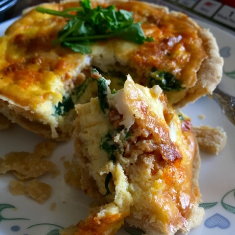 My Mind Patch: Otah Spinach Quiche 窝打苋菜咸派