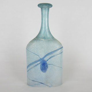 Signed Art Glass Bottle