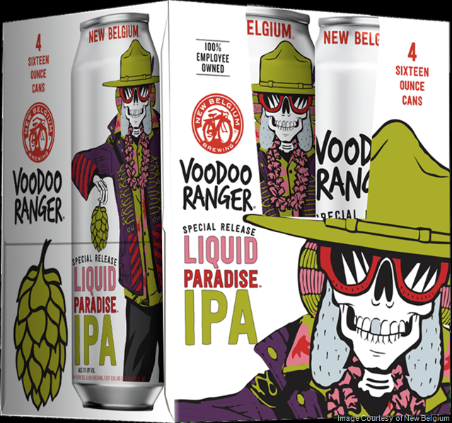 New Belgium Brewing Announces Voodoo Ranger's Liquid Paradise IPA
