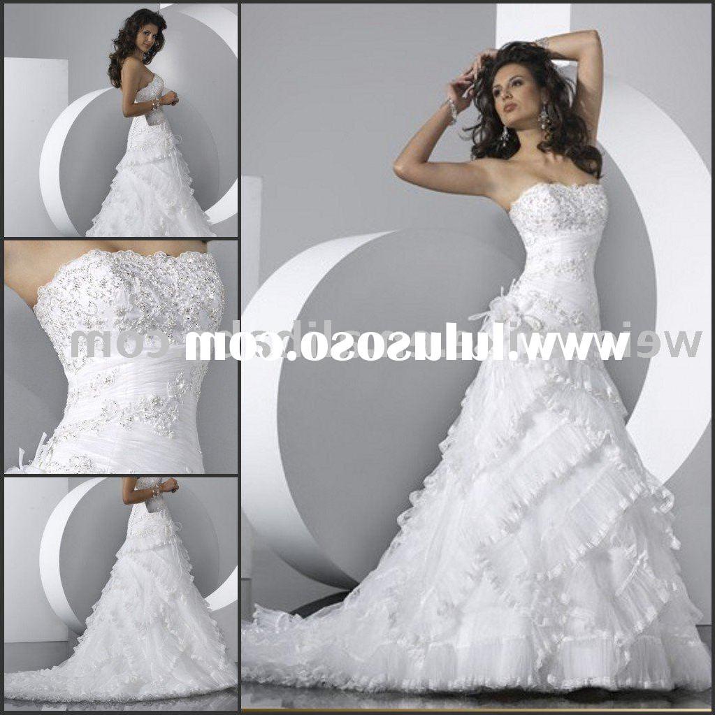 latest garden wedding gowns