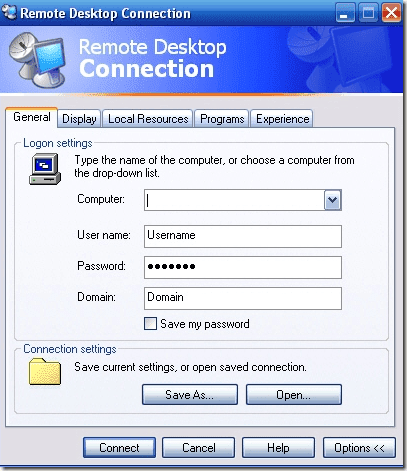 ctrl alt del desktop remoto