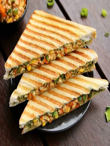 Chilli Paneer Sandwich