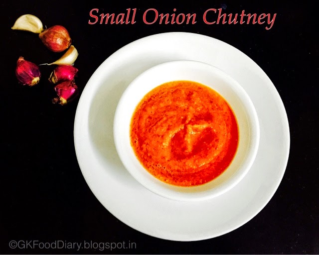 Small onion Chutney Recipe