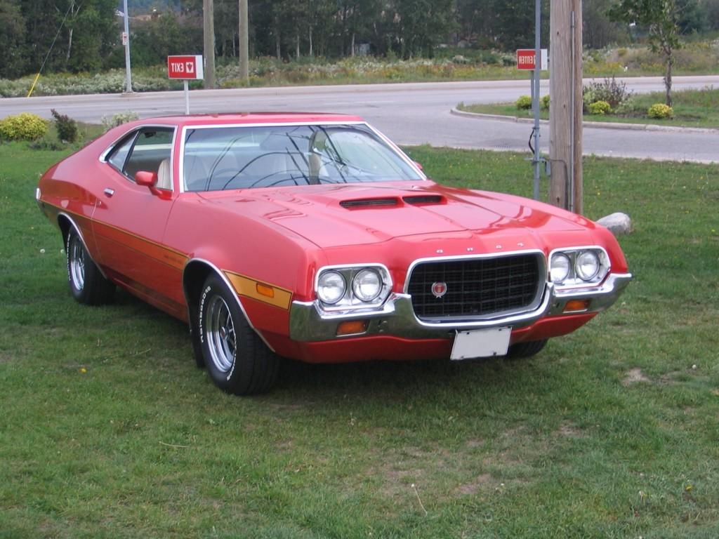 1973 gran torino sport green gold