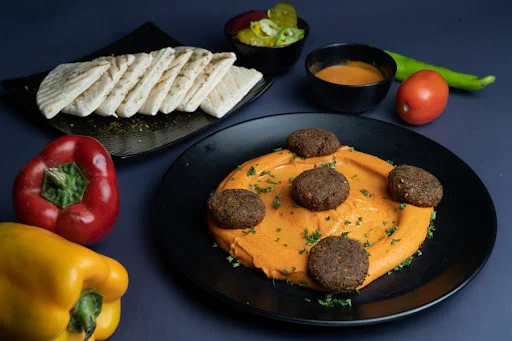 Signature Hummus With Falafel Platter