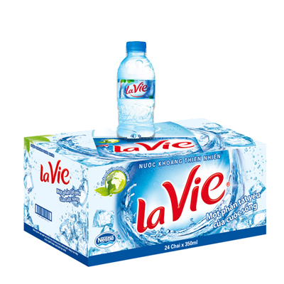 Nước Khoáng Thiên Nhiên Lavie Chai 350ml