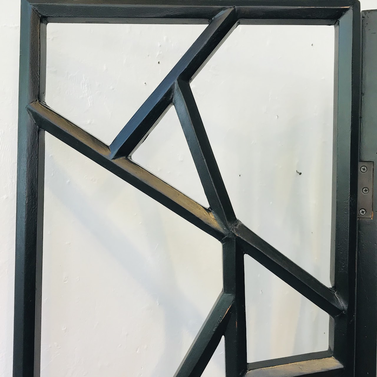 Modernist Lacquered Wood Screen