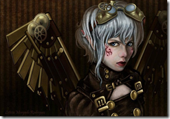 fanart 3 banner como crear buenos personajes novela fantasia fantástica femenino mujer feminismo guerrera ingeniera inventora steampunk