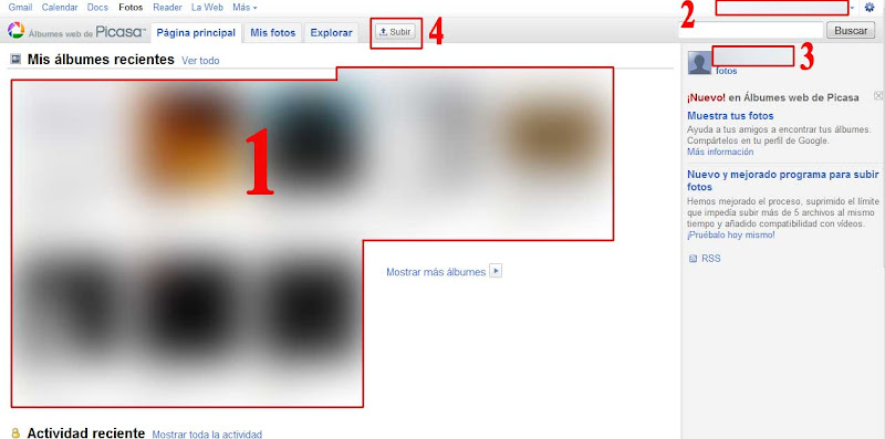 Album web Google (picasa) Paginaprincipa