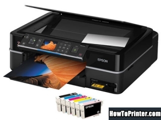 Reset Epson TX700W printer use Epson Waste Ink Pad Counters resetter