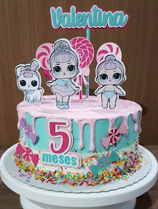 Bolo de Mesversário Feminino