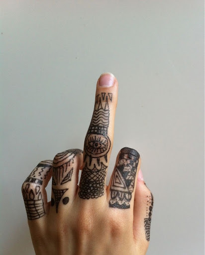 finger tattoo designs