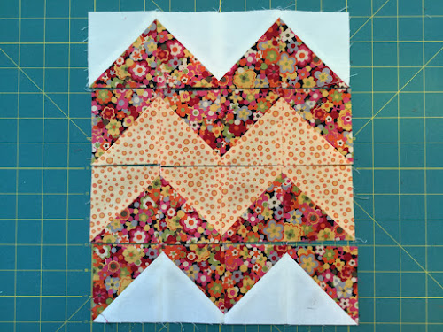 Block 6: 16 HST quilt sampler - video tutorial