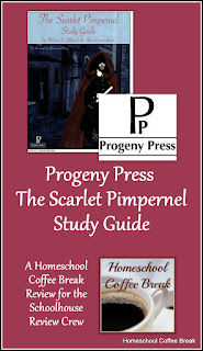 Progeny Press - The Scarlet Pimpernel Study Guide - A Homeschool Coffee Break review for the Schoolhouse Review Crew @ kympossibleblog.blogspot.com