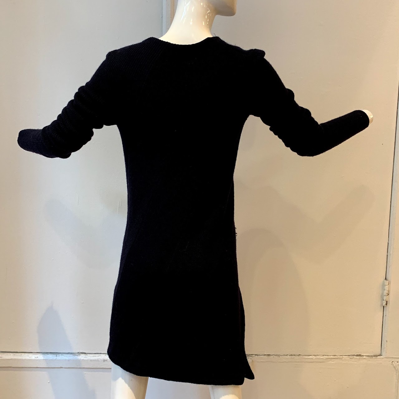 Balenciaga Navy Sweater Dress