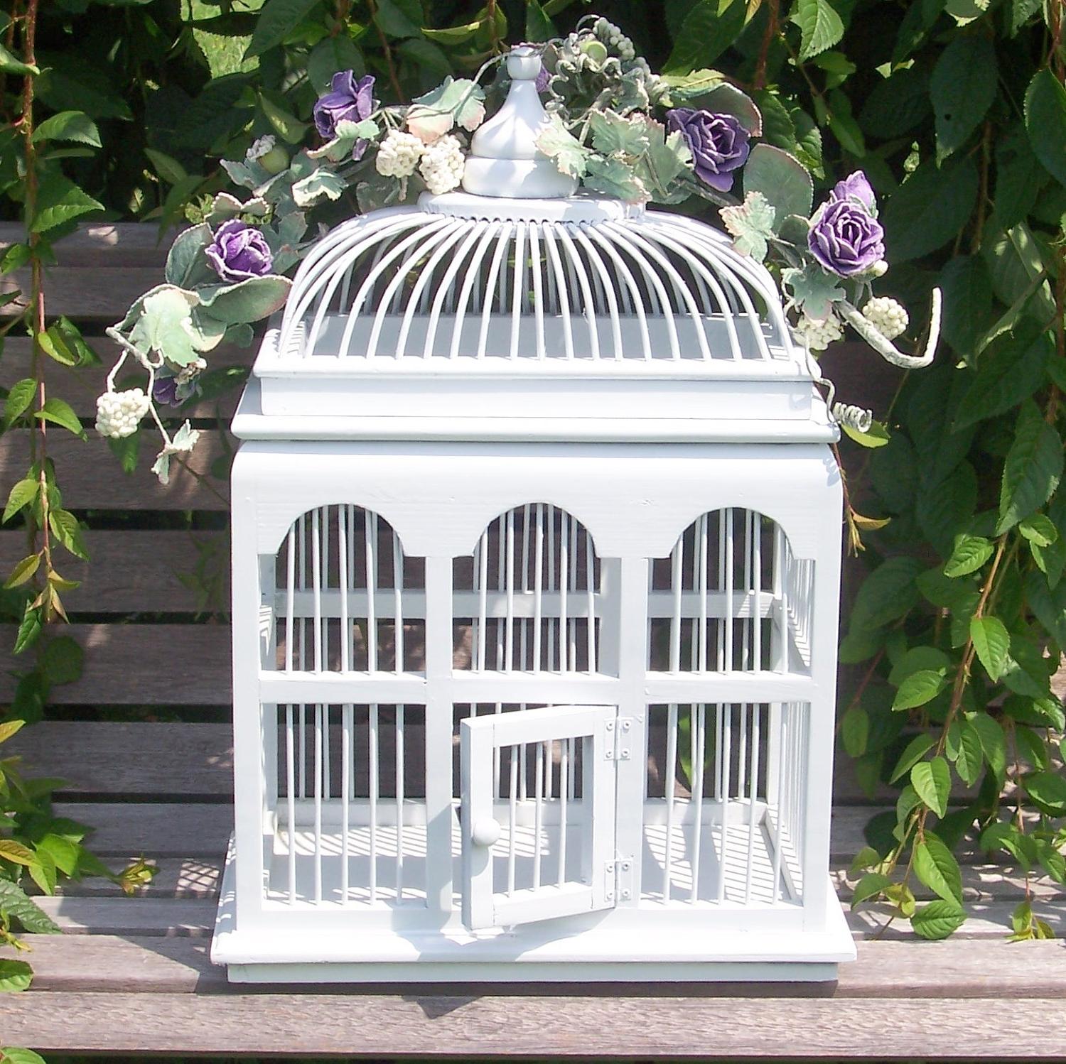 Romantic White Birdcage