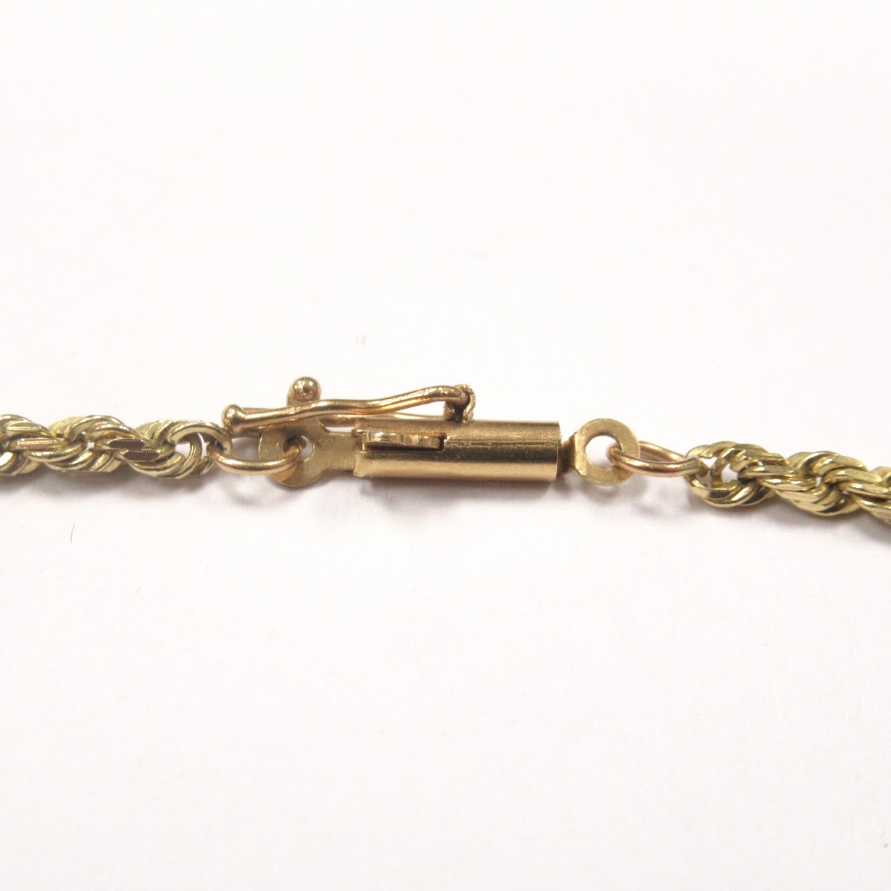 14K Gold Rope Bracelet