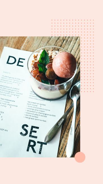 Dessert Menu - Facebook Story template