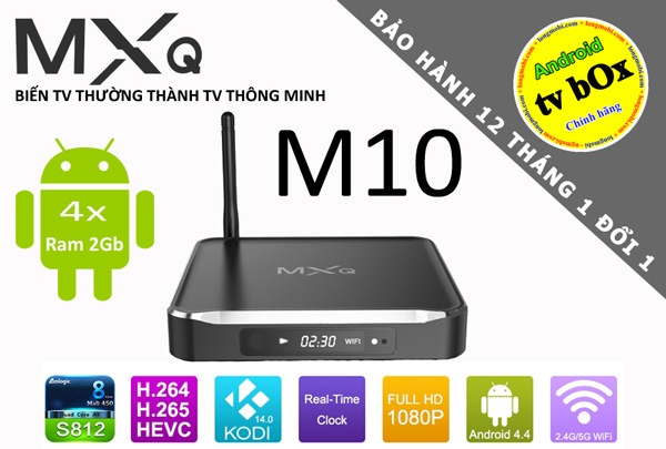 Android tv box mxq m10 thai nguyen