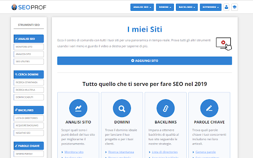 SEOProf: Strumenti SEO e Formazione