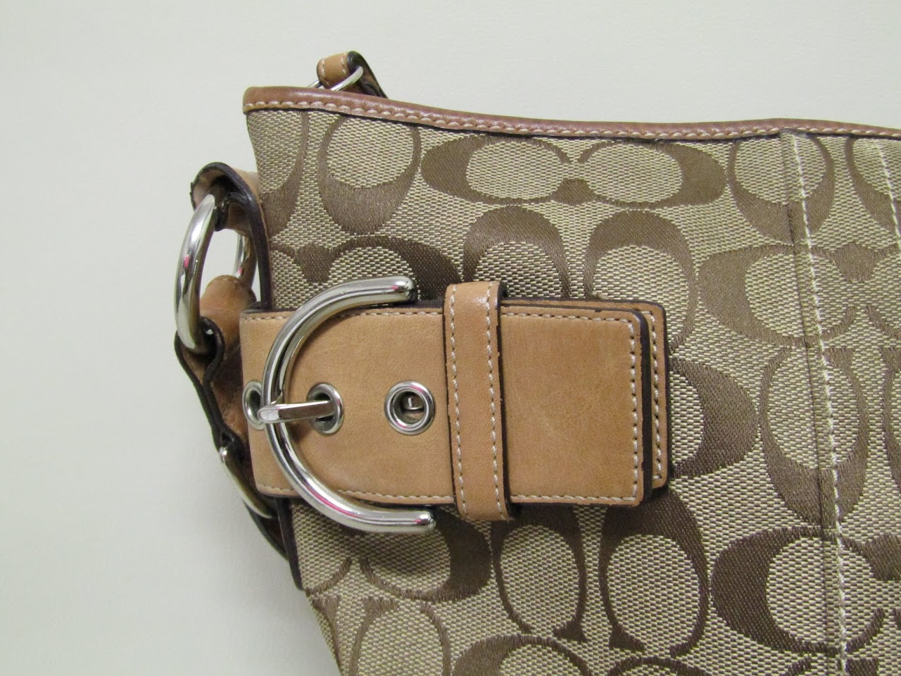 Coach Monogrammed Cross-Body Bag