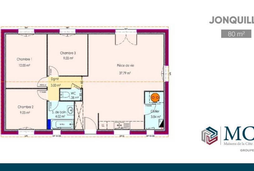  Vente Terrain + Maison - Terrain : 420m² - Maison : 80m² à Dax (40100) 