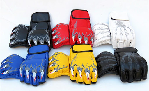 Title 3, Half Finger Sanda Training with Boxing Gloves. ...