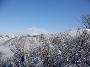 鉄塔から蕎麦粒山方面