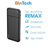 Sạc Dự Phòng Bintech 10000Mah, Cục Sạc Dự Phòng Hỗ Trợ Sạc Nhanh, Tích Hợp 2 Cổng Outputs