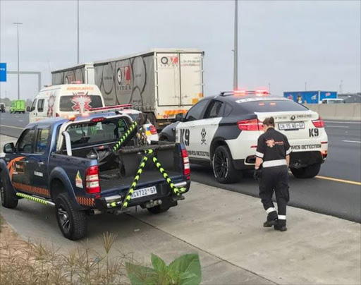 Paramedics arrived at the scene to find that a bakkie had rolled multiple times - the occupants had been ejected from the vehicle.