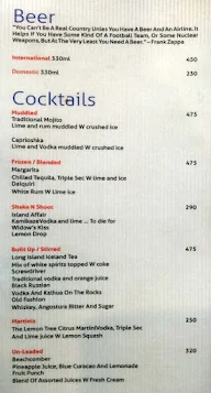 Slounge - Lemon Tree Hotel menu 3