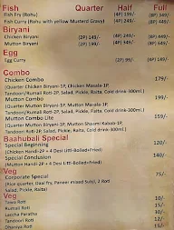 Baahubali Restaurant menu 1