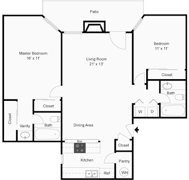 B2UPG Floorplan Diagram