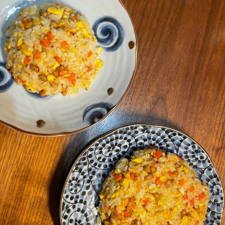ねこブンブンさんが投稿した納豆炒飯。に関するカスタム事例の投稿画像1枚目