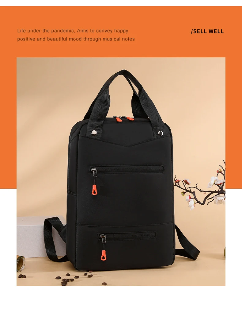Title 8, Mochila de mujer gran capacidad, tela Oxford de...