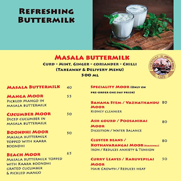 Chennai To Madrasapattinam Cafe menu 