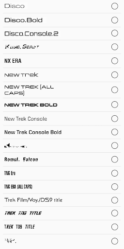 Screenshot TREK: Fonts Pack [Root]