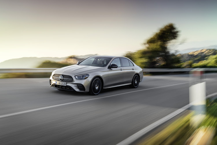 The diesel-powered E220d averaged 7.1l/100km across 300km of mixed driving.