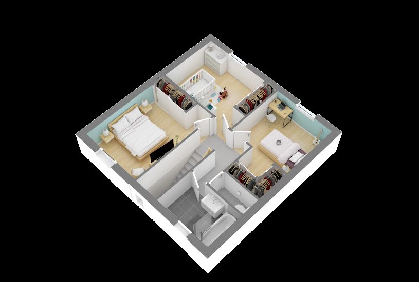  Vente Terrain + Maison - Terrain : 305m² - Maison : 98m² à Monterfil (35160) 